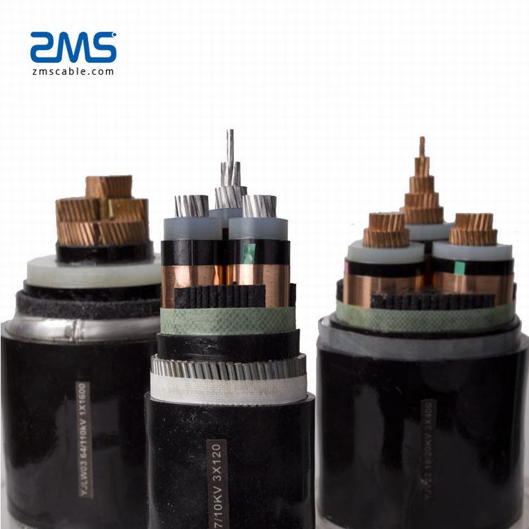 IEC60502-2 Cách Điện XLPE un-bọc thép 18/30kv 3X95mm2 3x240mm2 Đồng Cáp Ngầm