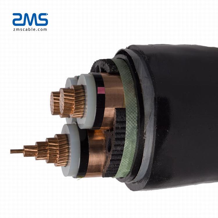 IEC60502 Standar Kualitas Tinggi Listrik Tegangan Menengah Kabel 95mm2 120mm2
