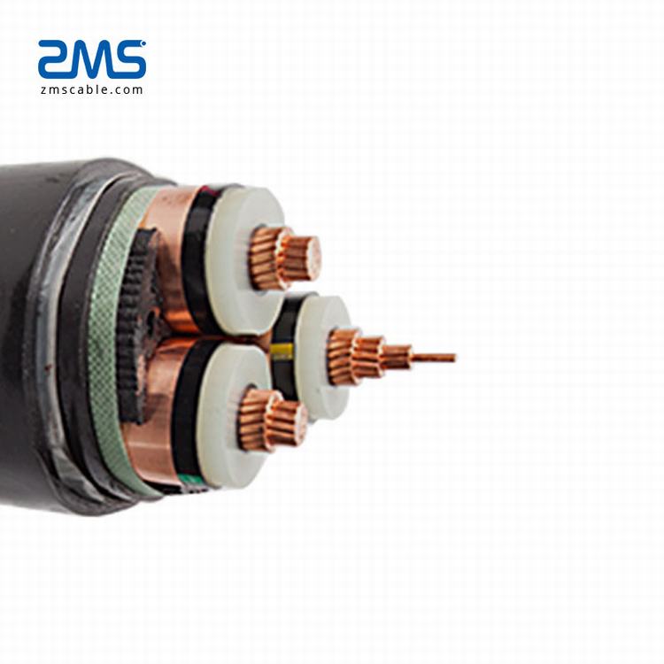ISO Giấy Chứng Nhận điện áp trung bình cable dây cáp Điện 1*70mm2 3*50mm2