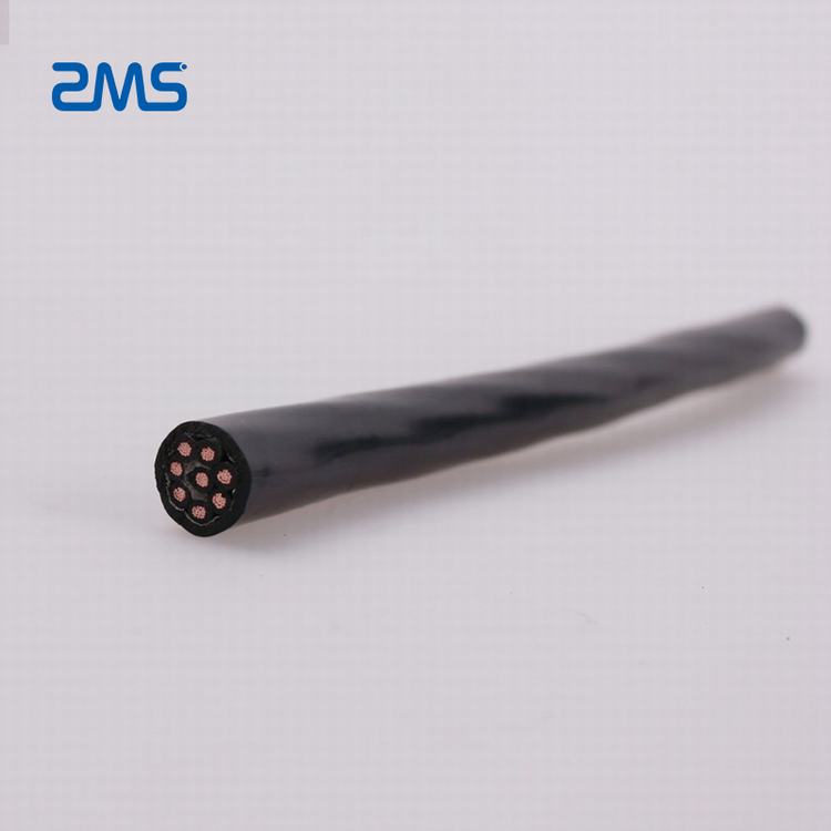 LSZH Tahan Api PVC Tembaga 450/750 V 4 Core Fleksibel Mekanik Kvvr Kabel Kontrol ZR-Kvvrp