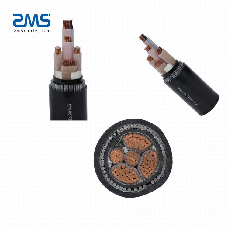 LV PVC Insulation Power Cable Armored Electrical Cable 10 mm2 N2XY Under Earth 6mm Flexible Cable With IEC60502