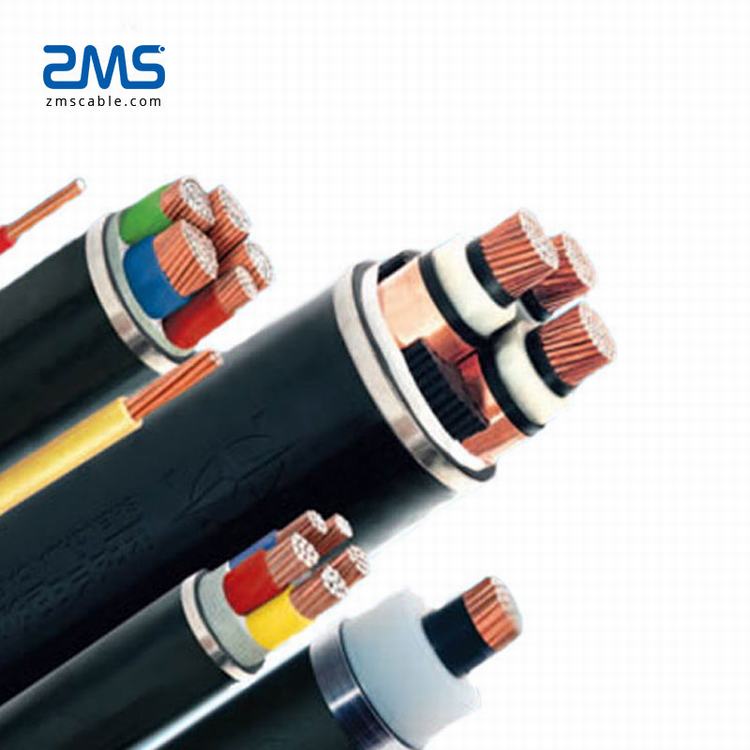 Low Voltage 4*240mm2 PVC insulation and PVC Power Cable 4 Core Copper Cable Nyfgy cables
