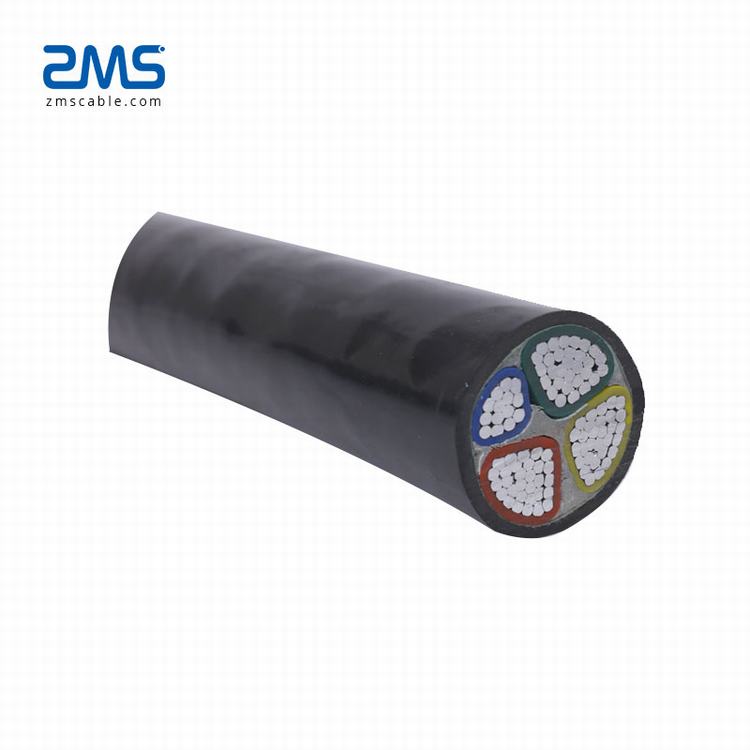 Tegangan Rendah Aluminium 300mm2 XLPE PVC Kabel Listrik untuk Konstruksi AL/XLPE/PVC Kabel