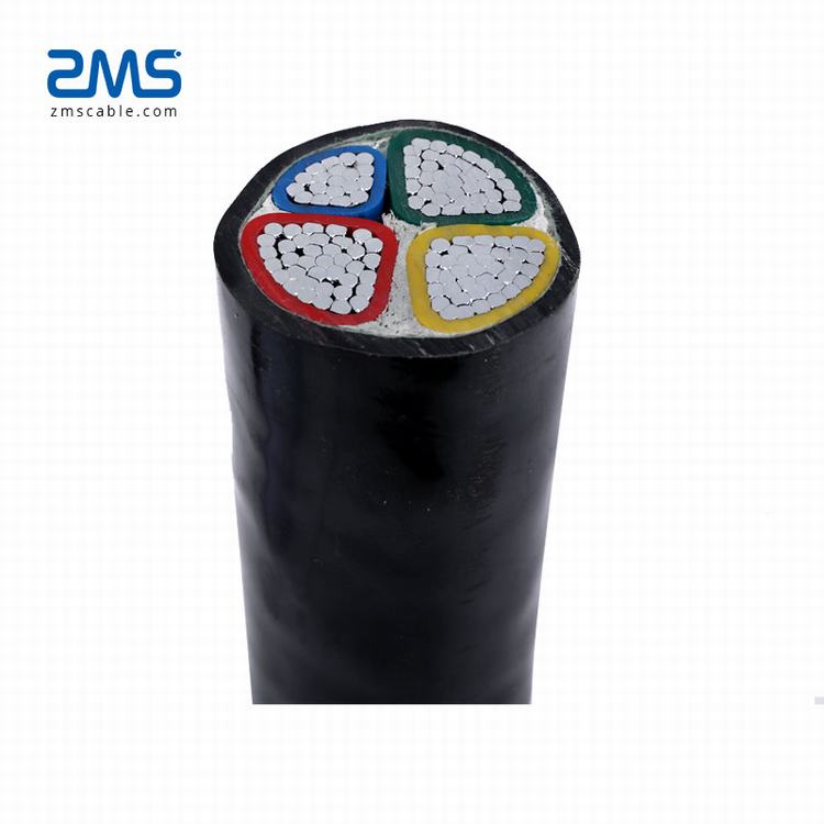 저전압 알루미늄 도체 PVC 절연 NYY 4x25mm2 케이블