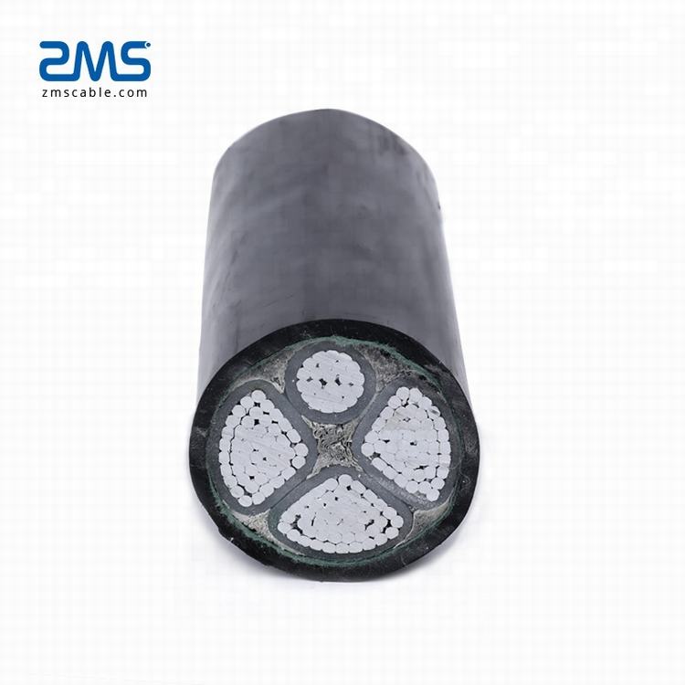 Low Voltage Copper Conductor PVC Insulation NYY 4x25mm2 Cable