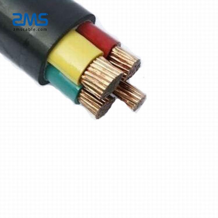 แรงดันไฟฟ้าต่ำทองแดงหรืออลูมิเนียม Core XLPE ฉนวน 2 3 4 Core 50 มม.70 มม.150 มม.240 มม. ไฟฟ้าสาย 1.1kv