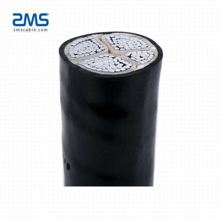 Distribution basse Tension LV câble conducteur en aluminium xlpe isolation NA2XY-J 4x95mm2 4x50mm2 4x25mm2 câble d'alimentation