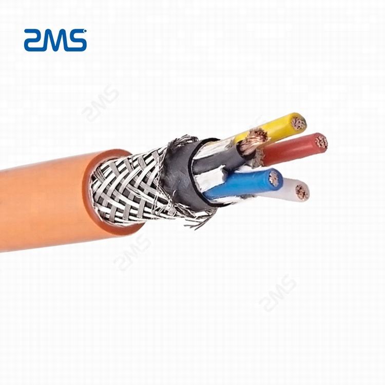 Low Voltage KVVRP Copper Conductor PVC Insulated PVC Sheathed Braided Shielded Control Flexible Cable