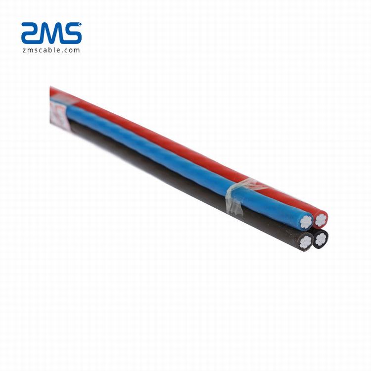 Низкая напряжение витой 4X16mm2 25mm2 35mm2 NF2X Услуги Drop кабель для накладных линии
