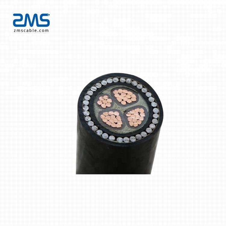 Low price China flame resistant electrical cable ZR-YJV22-3X240+1X120 0.6/1KV for mongolia electrical line