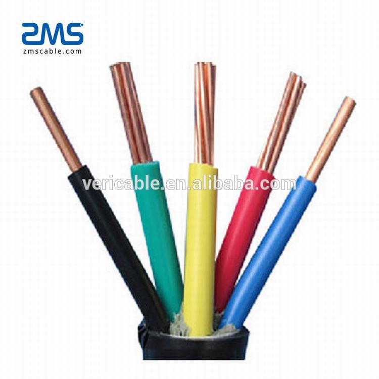 低電圧 5*2.5mm2 銅導体 PVC 絶縁 Pvc シースマルチコア制御ケーブル