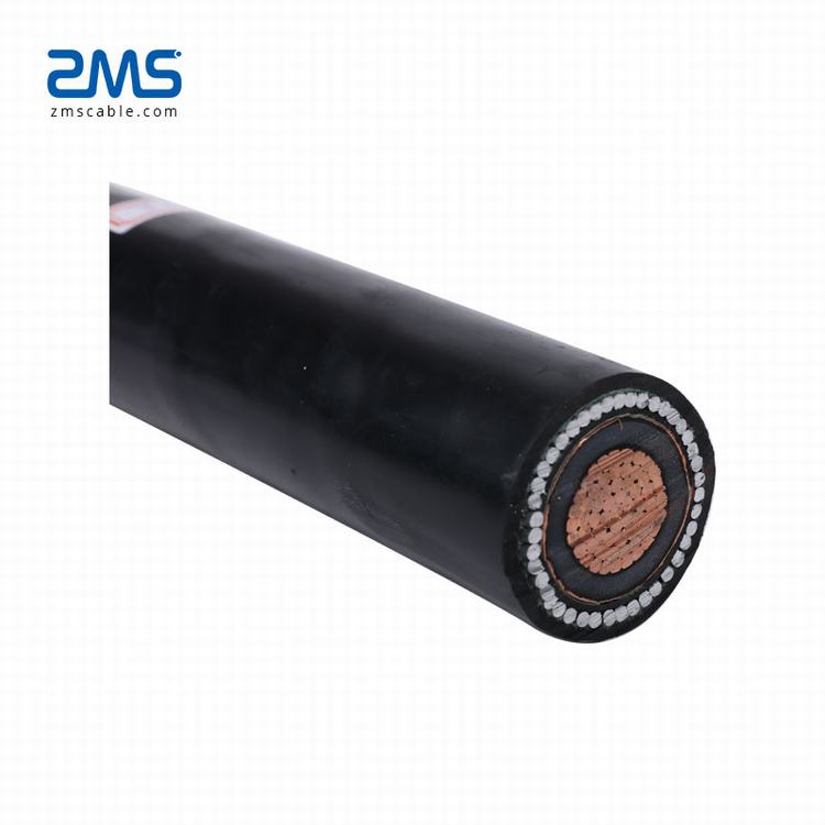 MV Underground Copper or Aluminum Core 12/20 kV Cu/Al XLPE WBT CWS WBT PVC Single Core 1C X 185mm2 Power Cable