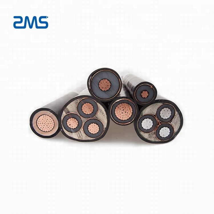 Medium Voltage CU XLPE PVC  power cable  armoured wire for electric cable