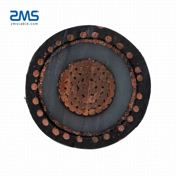 Medium Voltage XLPE Insulated Copper Wire Armoured Power Cable , Single Cable