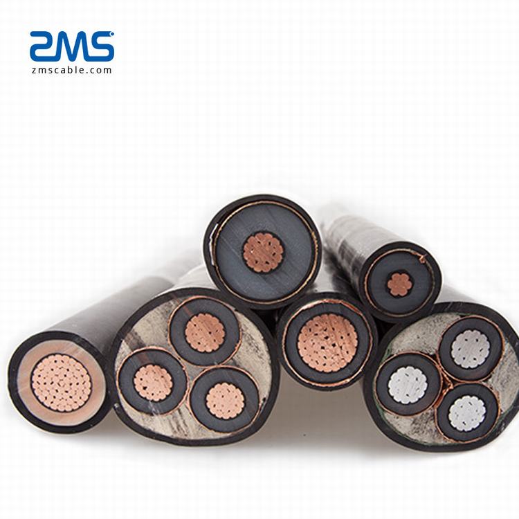 Medium Voltage armored types of underground cables 50mm2 11kv