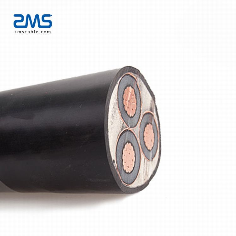 Средний напряжение силовой кабель XLPE изолированный 3 ядра силовой кабель 120 мм 240 мм 300 мм