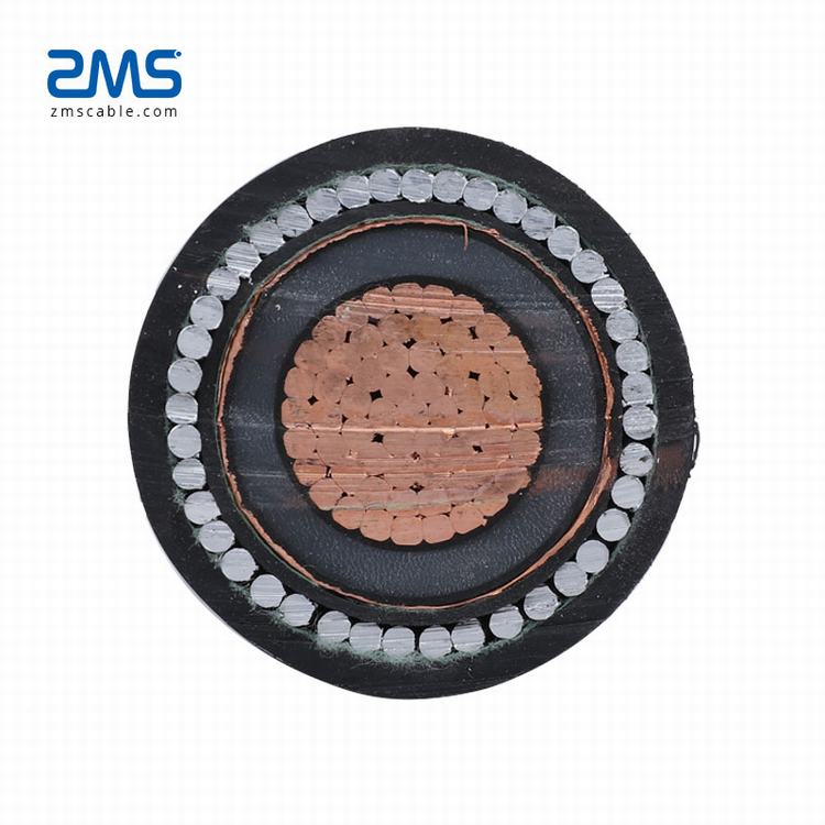 Mv/8,7/15kv 1X300mm2/3X300mm2 95mm2 240mm2 núcleo de cobre XLPE blindado Cable de alimentación