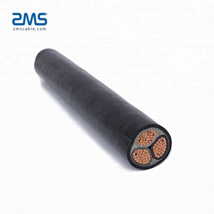 NYY 3*(1.5-300)mm2 0.6/1kV (CU/PVC/PVC) Low Voltage Power Cable be used inside buildings or directly buried and underground.
