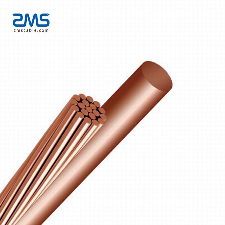 Overhead 2 AWG 6 AWG 12 AWG Soft Drawn Stranded Bare Copper Wire