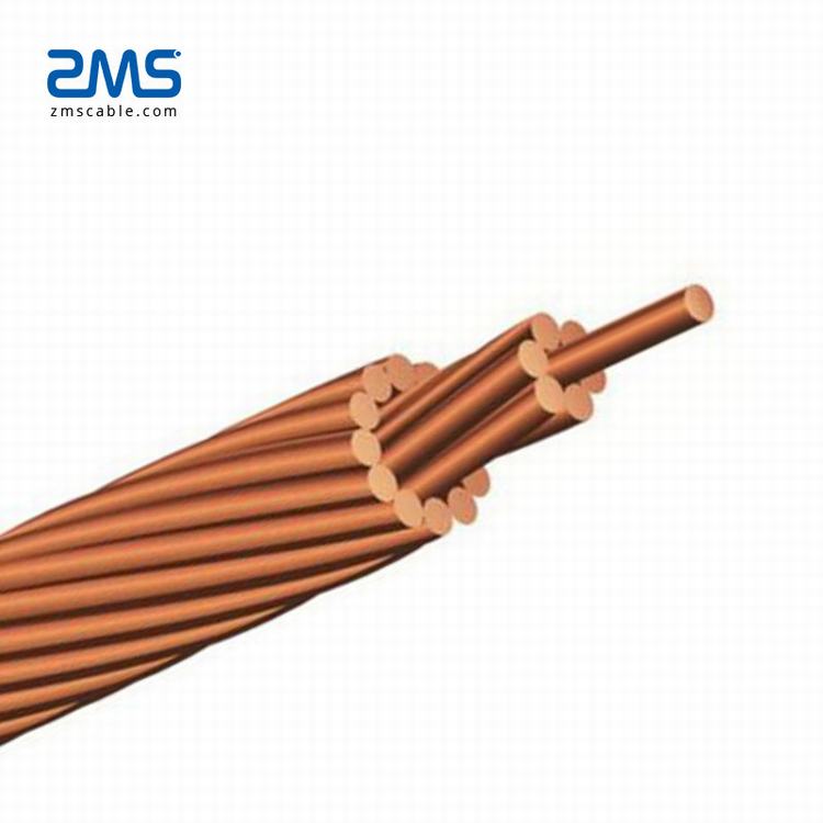 Overhead Bare Cables Aluminum or Copper Conductor Power Cable