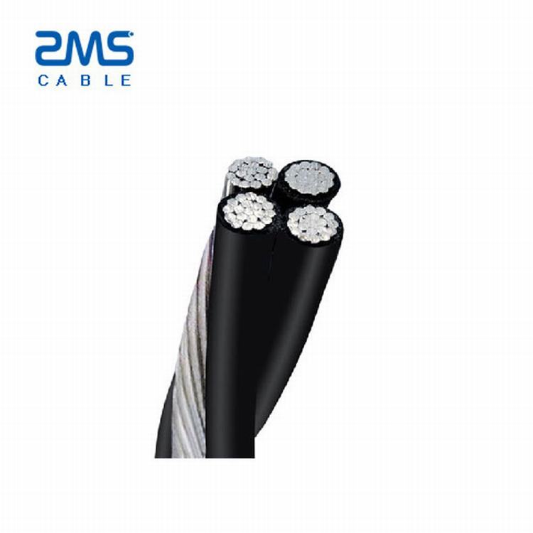 Overhead distribution line aac aaac acsr with xlpe insulation abc cable