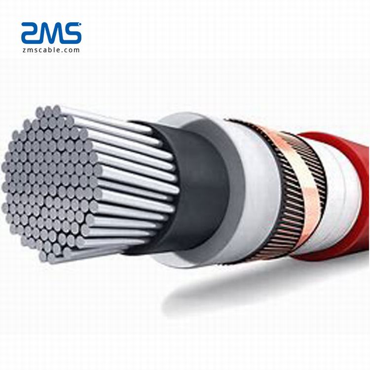 PVC Jacke Vpe-isolierung aluminium leiter einzelnen 1 core power kabel NA2X (FL) Y 18/30 (36) kv 1*50mm2 1*240mm2