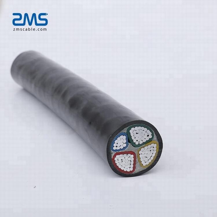 PVC sheathed copper power cable 4 core 35mm low voltage  ZMS 3 phase armoured cable XLPE insulated