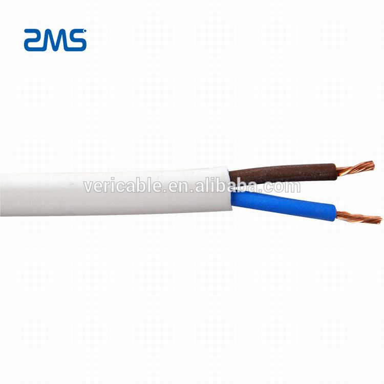 Flexible RVV 1.5mm 2.5mm 5mm câble de cuivre électrique