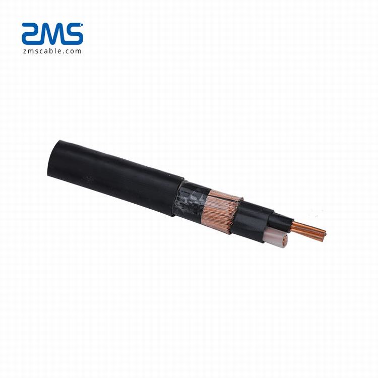 Mercado de América del Sur de baja tensión XLPE Cable de alimentación de 2 hilos de cobre blindado Cable subterráneo