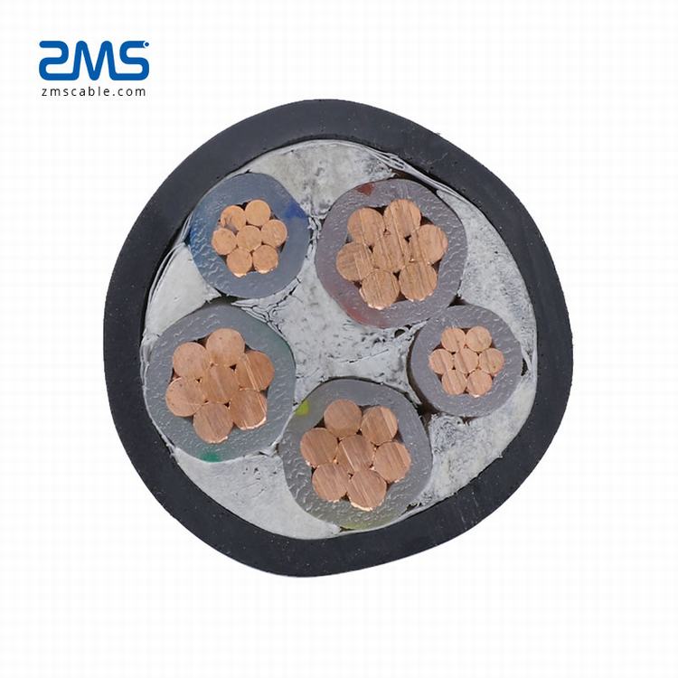 Underground Electric Copper Conductor XLPE PVC Cable 5x35mm2 5x50mm2 5x70mm2 Power Cable