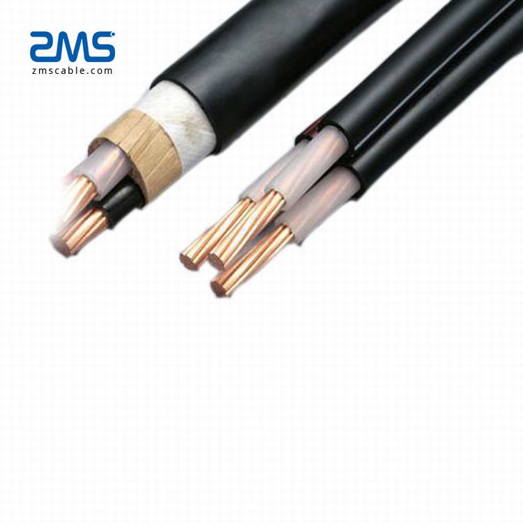 XLPE/PVC Isolasi Listrik Tegangan Menengah Construction Kabel