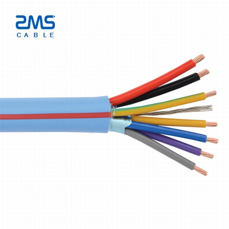 ZMS 1.5mm2 multipaire blindé câble d'instrument et Al/papier d'aluminium et fil de cuivre Étamé Tressé double blindé Câble D'instrumentation