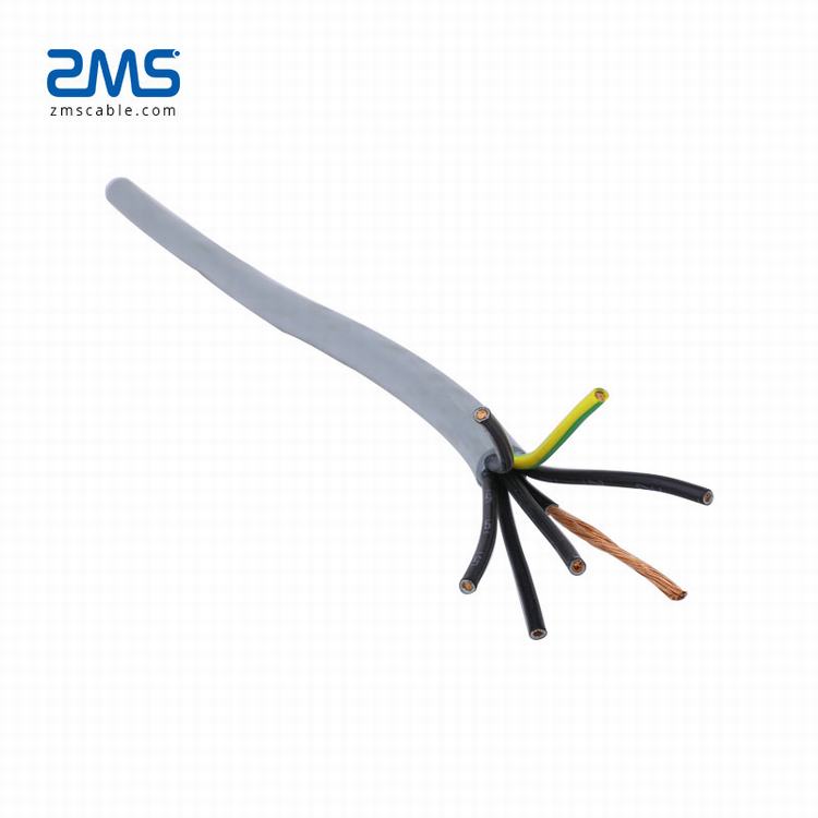 ZMS ケーブル PVC シース柔軟な制御ケーブル、 XLPE 絶縁銅導体 Bv ケーブルワイヤー