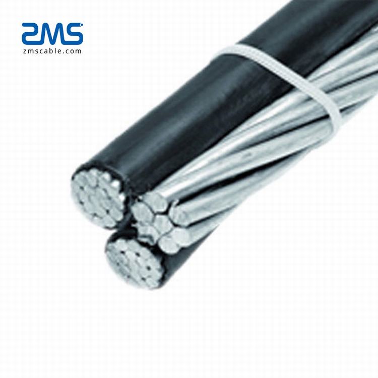 Zms Kabel 0.6/1kv ABC Kabel 16 Mm 25 Mm Udara Aluminium Bundel Kabel Listrik