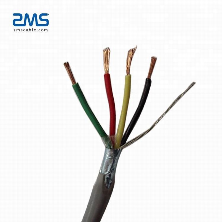 ZMS Cable 450/750 V Cu KVVR Flexible aislado de PVC Cable de Control