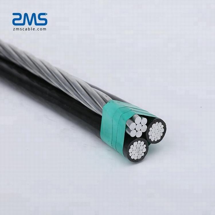 Zms-kabel AAC Niedrigen Spannung Vpe-isolierte Aluminium Leiter Luft Kabel Overhead ABC Power Kabel
