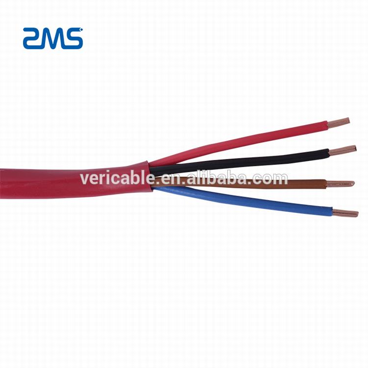 ZMS Cable BVV Green And Yellow PVC Insulated 4*4mm2 Copper Core Control Cable