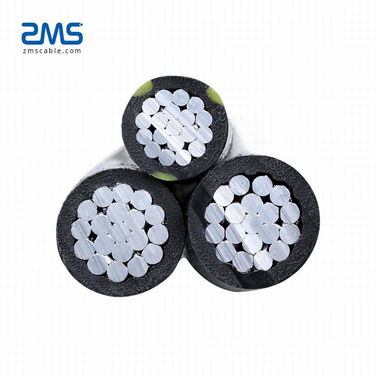 ZMS 케이블 낮은 전압 PVC 절연 90mm2 알루미늄 전도체 오버 헤드 ABC 케이블