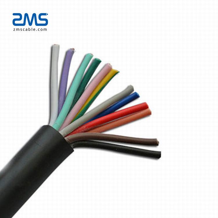 ZMS Kabel RYV 450/750kv 5*2.5mm2 Koperen Geleider PE Geweven Tape Geïsoleerde PVC Ommanteld Controle Kabel