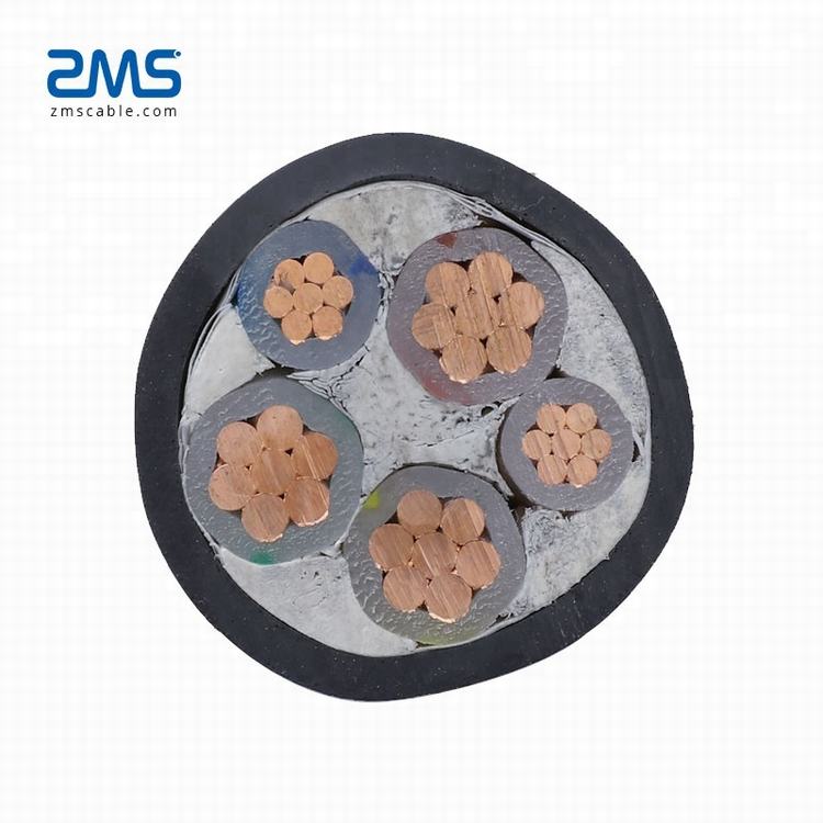 ZMS precio de fábrica 1KV de baja tensión de PVC 5 Core 16mm2 Cable de alimentación