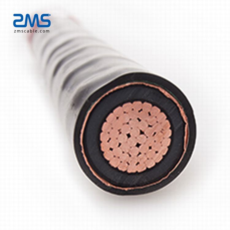 ZMS Câble D'alimentation Moyenne Tension Cuivre Conducteur En Aluminium Centrale Câbles
