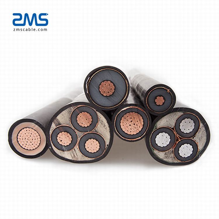 ZMS precio Al por mayor Cu o Al/XLPE/PVC/SWA/PVC estructura/8,7/15KV MV Cable