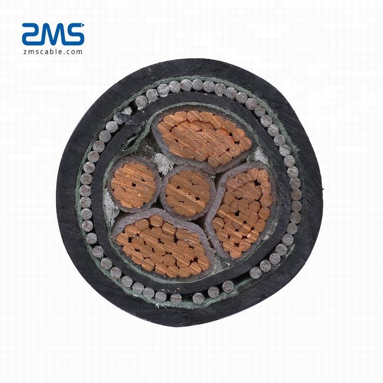 ZMS copper conductor PVC insulation steel wire armored power cable YJV22