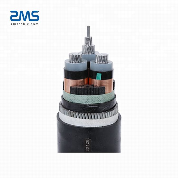 ZMS (high) 저 (quality cable Supplier 12/20kv xlpe insulated 185mm 지하 힘 cable 대 한 남아 프리 카 나이지리아