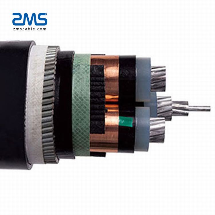 armor cable xlpe 11kv Three Core Aluminum Conductor  Medium Voltage Power Cable