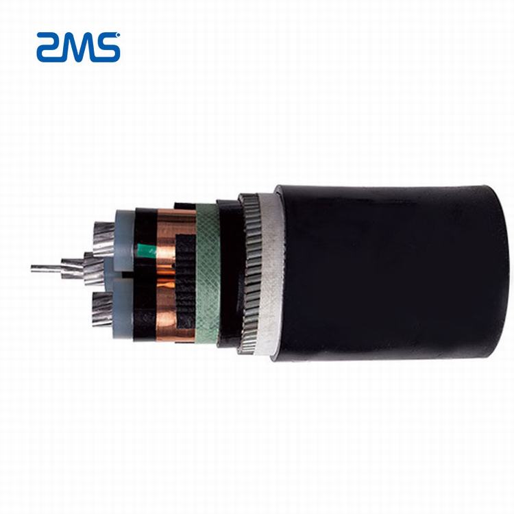 China cable yjv 4cx16mm 2 cable blindado MV XLPE Cables de energía de media tensión cable lista de precios