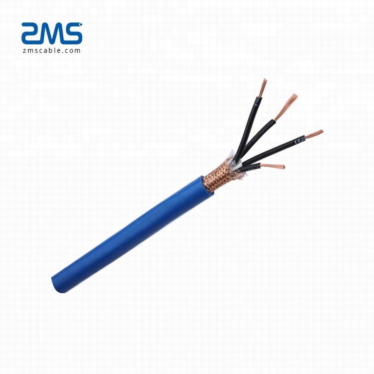 control cable cu conductor PVC insulated pvc sheathed  Copper braided shield multiple core 6×2.5mm
