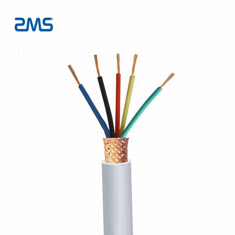 copper/ XLPE / PVC YY / SY LSHF / LSZH Unscreened Steel Wire Braid Auto Flexible Control Cable size