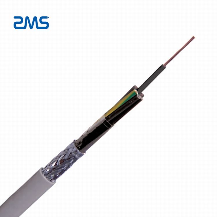 Kabel Instrumen Ukuran LSZH Tahan Api PVC Tembaga 450/750V 4 Core Fleksibel Mekanik Kvvr Kabel Kontrol ZR -Kvvrp