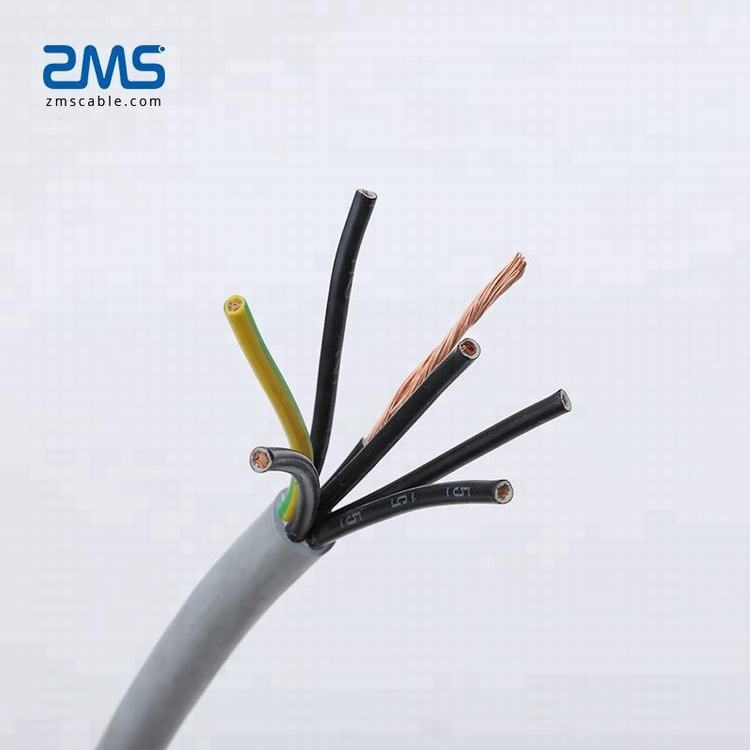 Kvvp Kvv Kvvr Kabel Beberapa Inti 1.5 Mm, 2.5 Mm, 450/750 V Kontrol Fleksibel Kabel